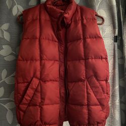 Kids Red Puffer Vest