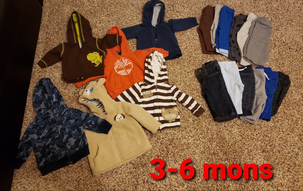 Baby boy 3-6 mons clothing lot