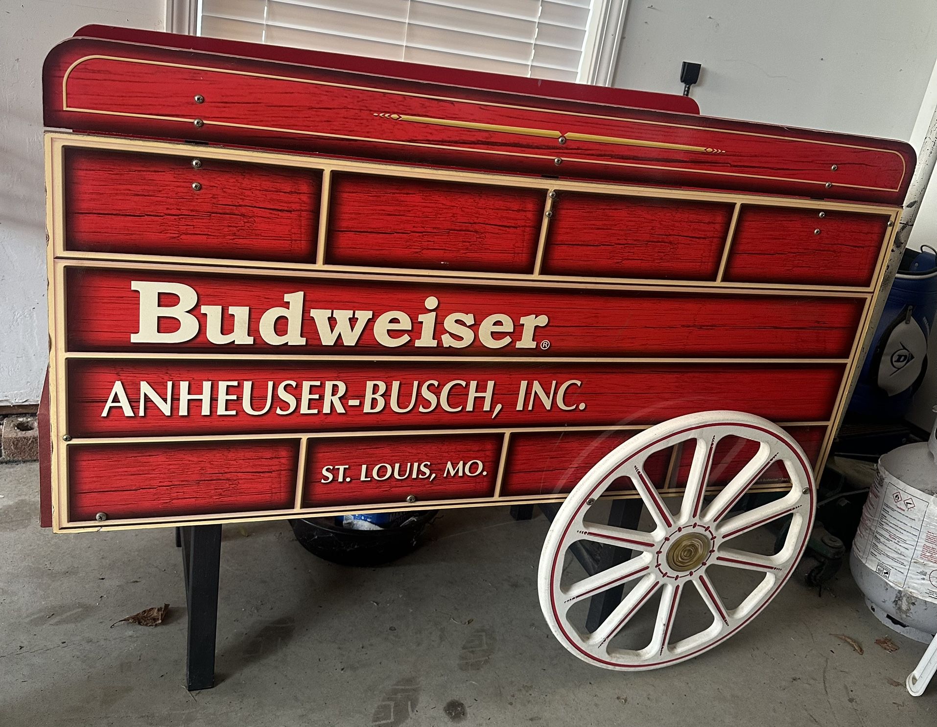 Budweiser Store Display Cart