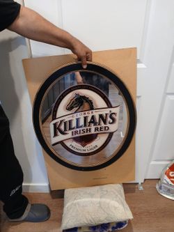 Wood & Mirror Killian's Irish Red Sign