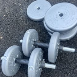 Adjustable Dumbbells With Weights 