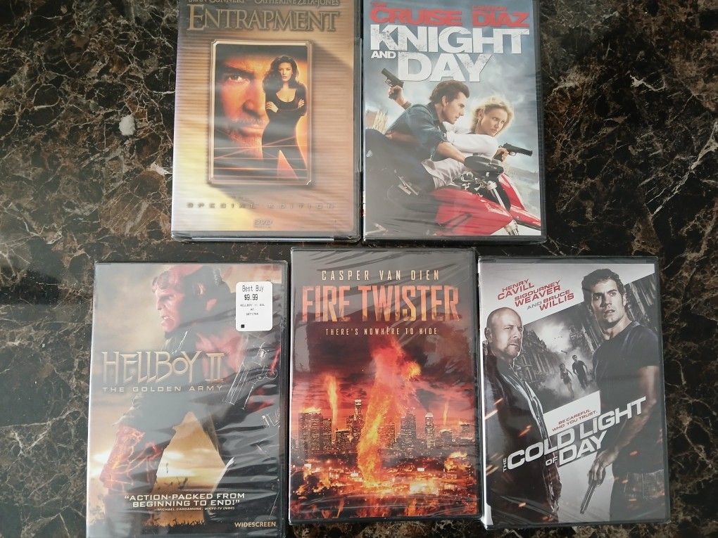 5 DVDs Action
