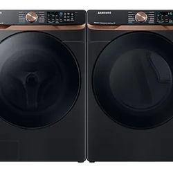  Samsung Smart Washer + Gas Dryer Set – Excellent Condition – Brushed Black – $1,400