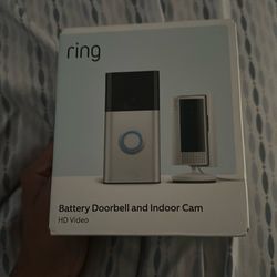 Ring doorbell and indoor cam