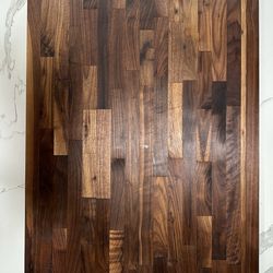 27” x 36” 1 3/8 inch thick walnut cutting board butcher block countertop table