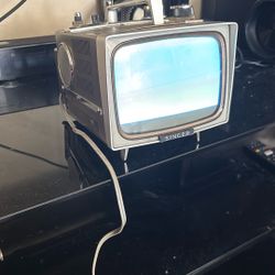 Antique small TV