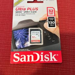 Sandisk Ultra Plus SDHC UHS-I Card 32 GB