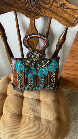 New Mary Francis Exquisite Embellished Hard Body Handbag Brand New. 