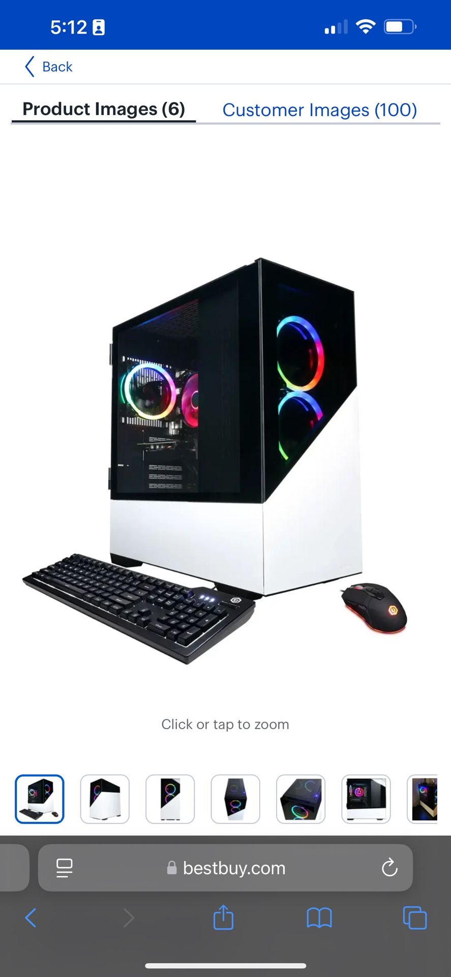 CyberPowerPC Gamer Master Gaming Desktop plus Samsung LED curved monitor
