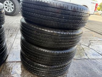 ST205/75R15 4 used trailer tires