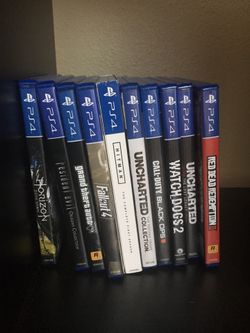 2 tb ps4 3 controllers and 10 games
