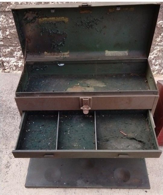 2 Vintage Tool boxes See Pics