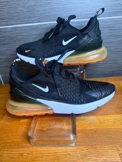 Nike Air Max 270 Black Orange Sneakers