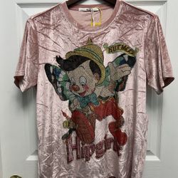 Pinocchio velvet T-shirt