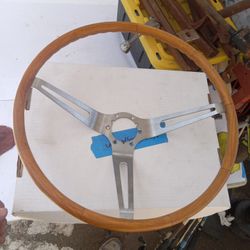 Corvette C2 Teakwood Steering Wheel 