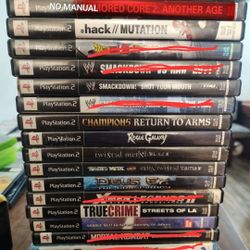 Ps2 And Wii Titles CIB
