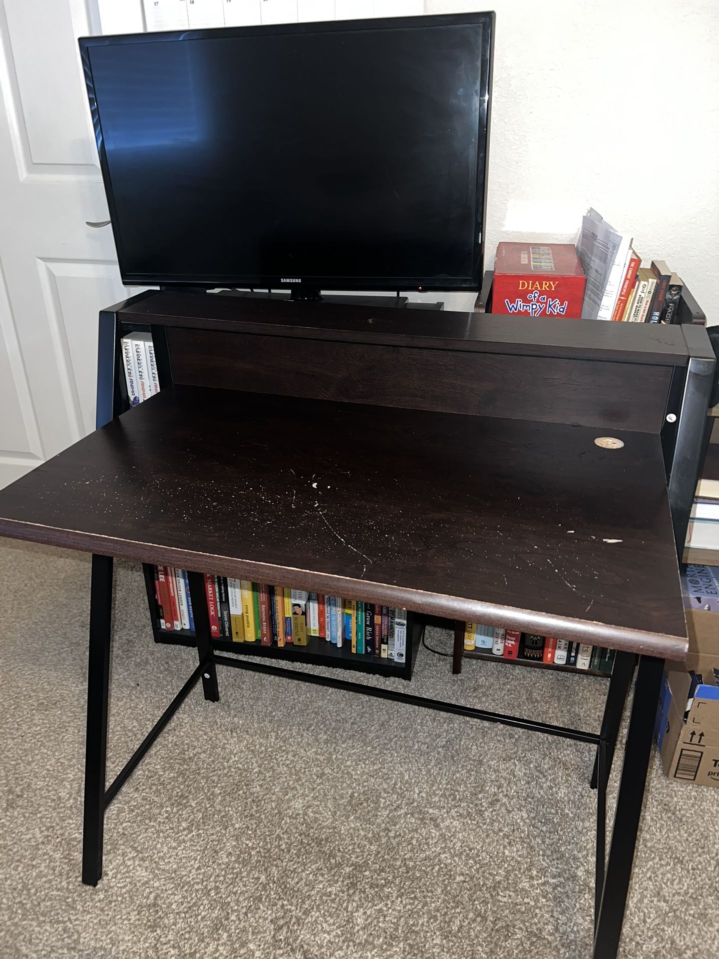 Desk w/ Shelf — $30 OBO — Quick Sell