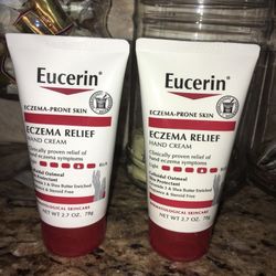 Set of 2 eucerin hand cream•2.7oz•all for $8