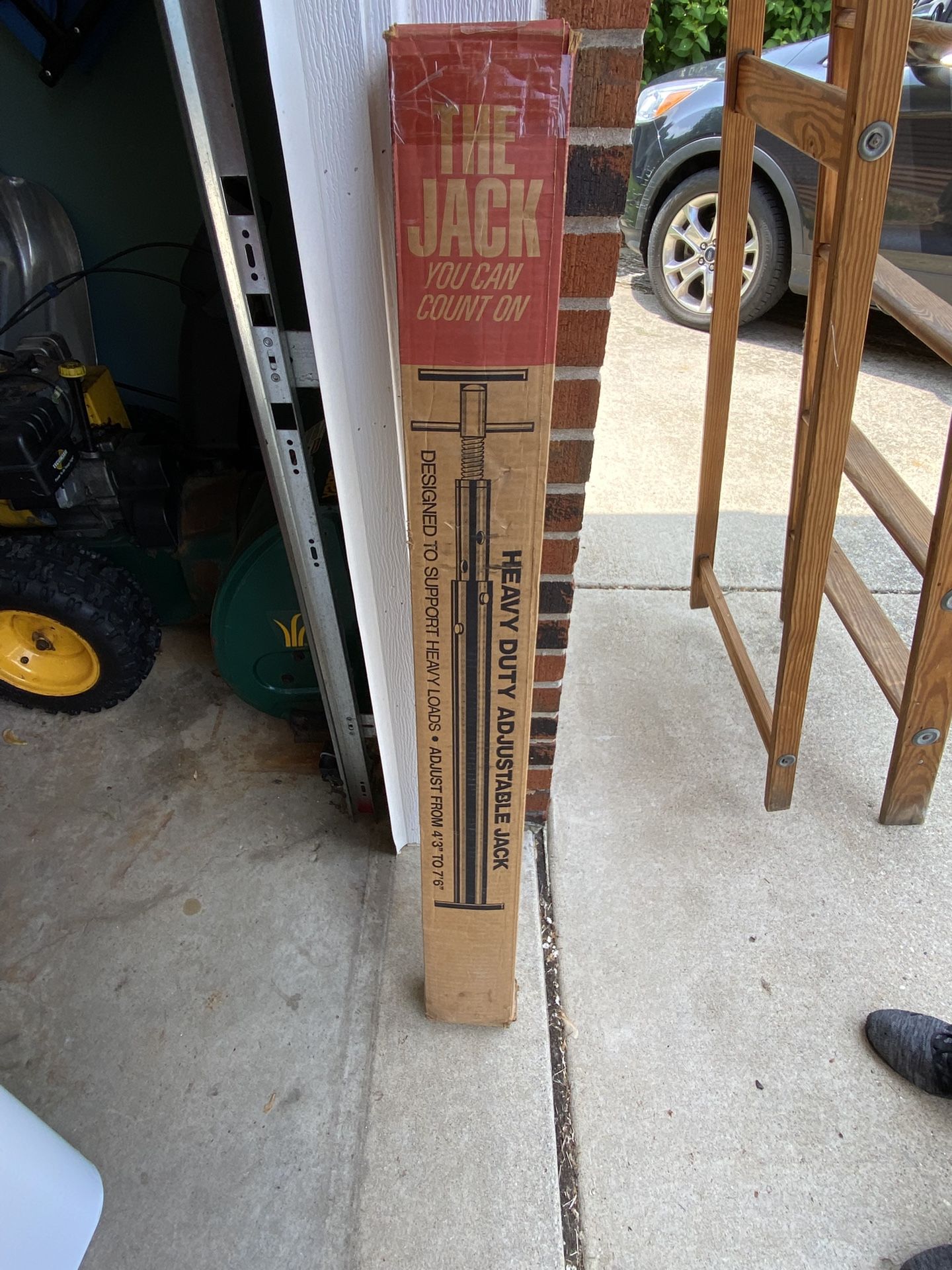 Adjustable Floor Jack - 4’3” To 7’6”