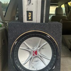 Alpine Car Amplifier & Kicker Bass Speaker 