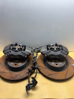 FRONT CALIPER ROTOR 4 PISTON DODGE CHARGER SCAT PACK