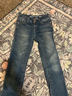 Flared Jeans Pattern On Pocket / Have Been Worn