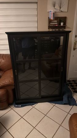 HAVSTA Glass door cabinet