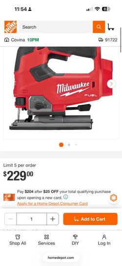 Milwaukee cordless jigsaw