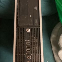 Hp Compaq computer Tower With A Keyboard