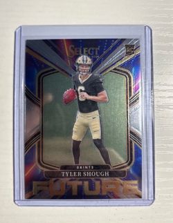 2025 Panini Select 🏈 - Select Future - Tyler Shough #17 (RC) - Saints🌟