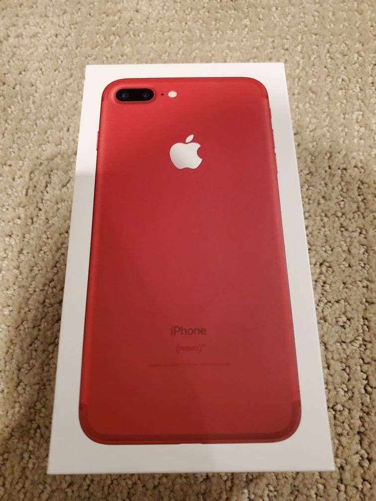 IPhone 7 plus 128gb unlocked red color