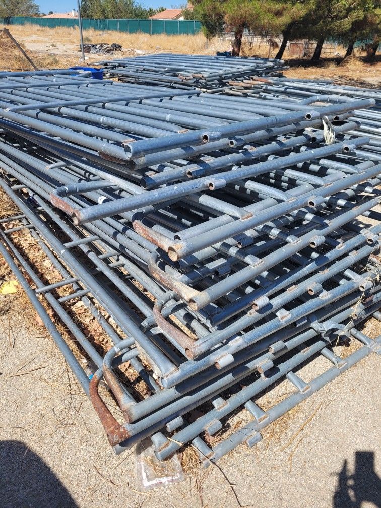 12' and 16' Galvanized Steel Fence Gates