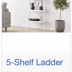 5 Shelf Ladder Bookcase 