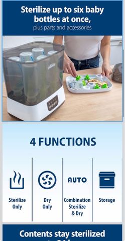 Dr. Brown's All-in-One Baby Bottle Sterilizer and Dryer