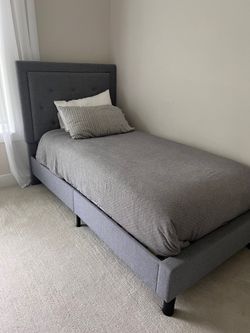 Twin bed with mattress!