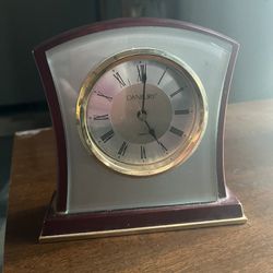 Clock Danbury Mantle /Desk , Wood