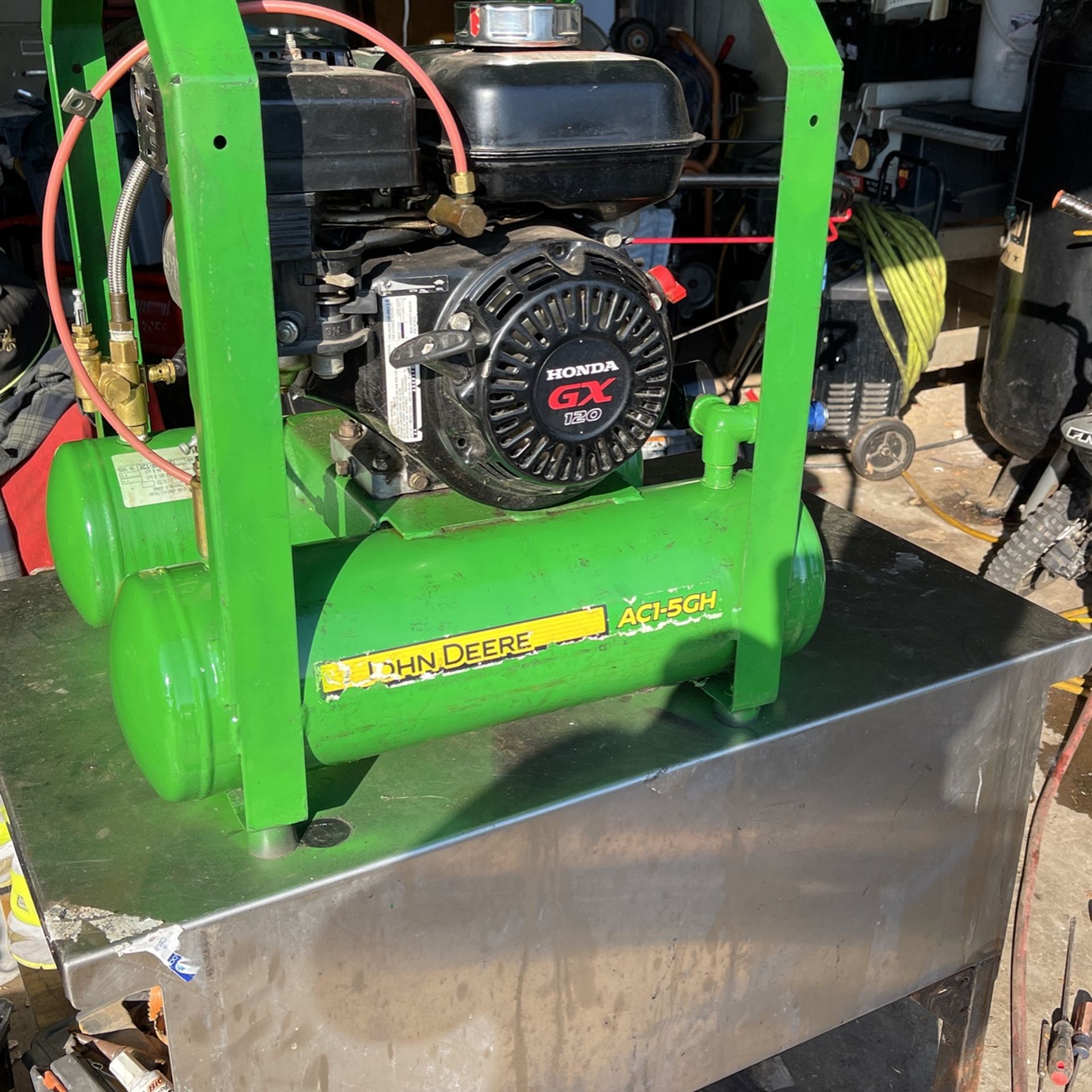 John Deere Gas Air Compressor