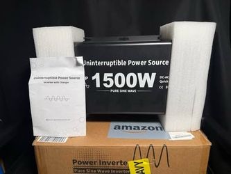 1500W Pure Sine Wave Uninterruptible Power Source Inverter with Charger