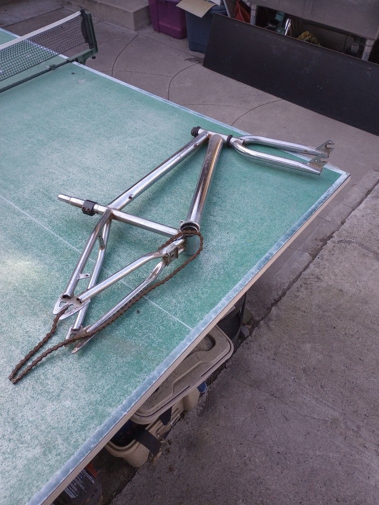 Chrome Bike Frame