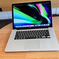 Apple MacBook Pro 15” Retina I7/16GB/500GB SSD $300