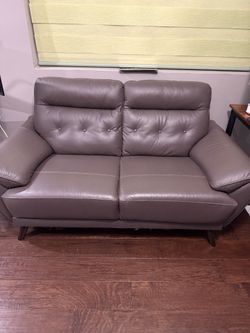 Leather couch / love seat