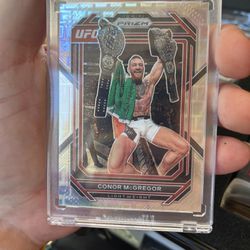 Conor Mcgregor Prism, Silver, And Numbered Card