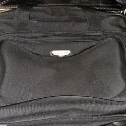 Messenger Shoulder Bag Carry On Black Weekender Briefcase 