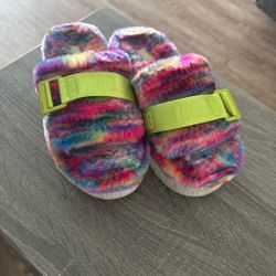 Brand new Multi color UGG slides