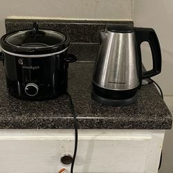 Slow Cooker And Electric Kettle 