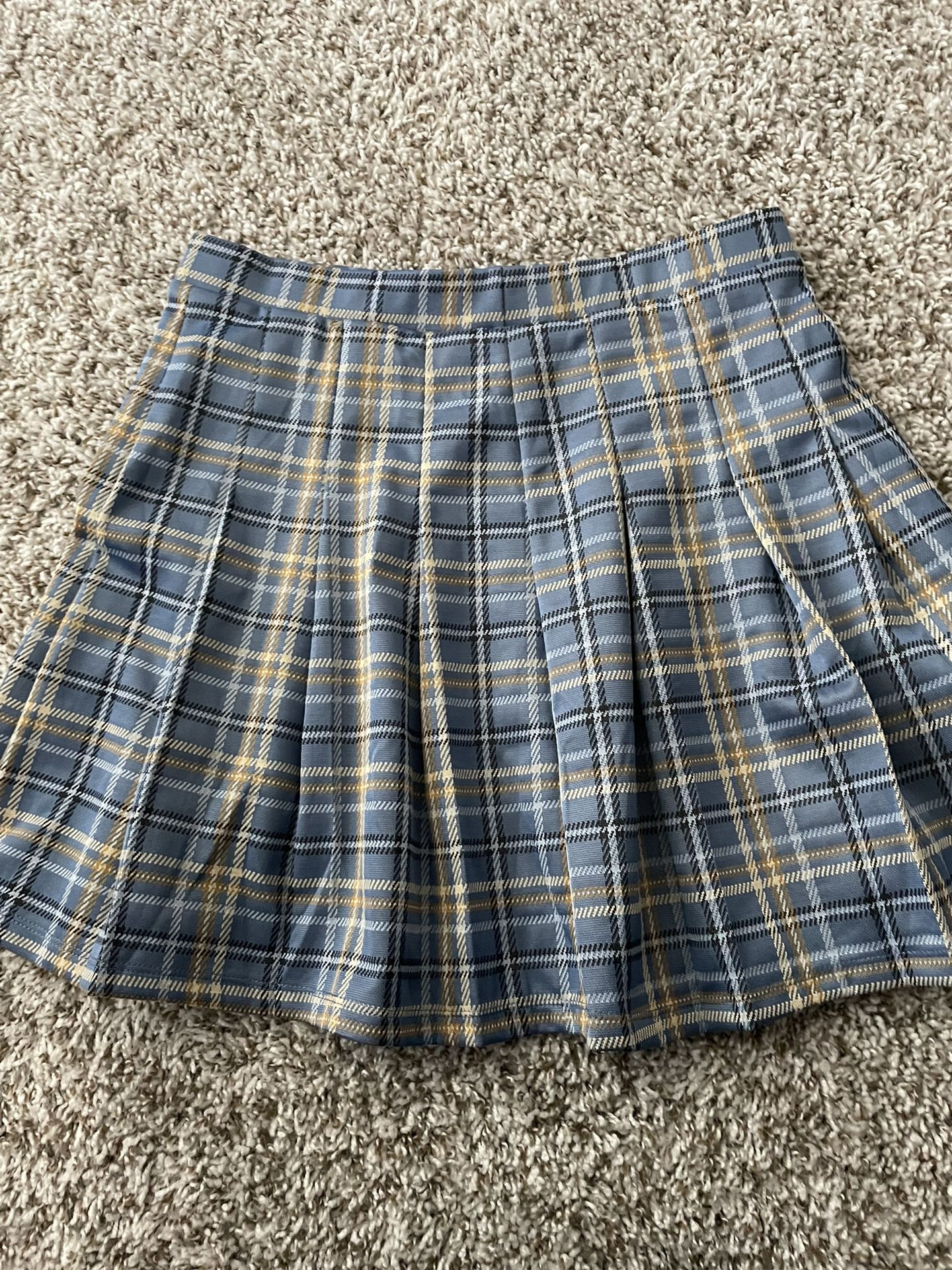 Blue Striped Skirt 
