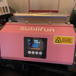 Sumblimation heat press Machine