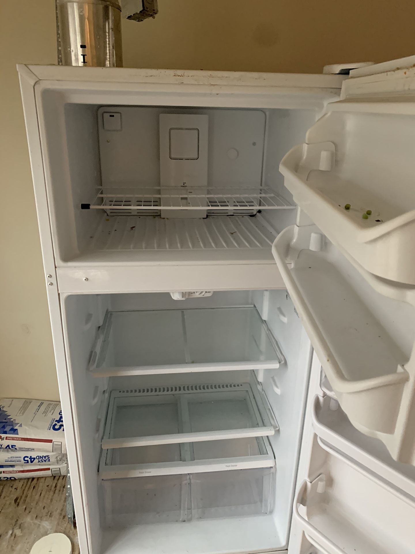 White fridge