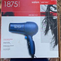 Brand New Never Used Salon Series 1875 W Hair Dryer