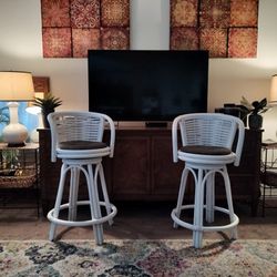 Boho Rattan Stools